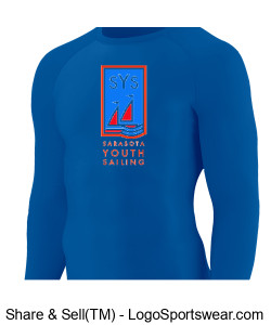 Augusta Youth Hyperform Compression Long Sleeve T-Shirt Design Zoom