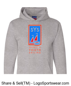 Champion Adult Powerblend Hooded Sweatshirt Design Zoom