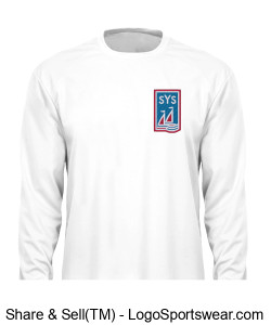 Badger Youth Core Long Sleeve Performance T-shirt Design Zoom