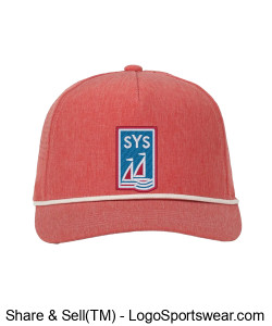 Outdoor Cap Perforated Performance 5-Panel w/Cord Design Zoom